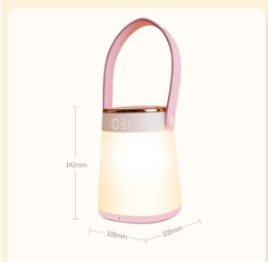 Xiaomi Mijia Midea Clock Timing Temperature Display Stepless Dimming Led Rechargeable Night Light