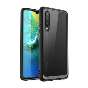 Huawei P30 Supcase Unicorn Beetle Style Slim Clear Case-Black