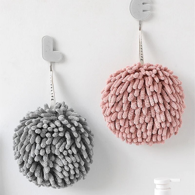 XIAOMI MIJIA Chenille Hand Towel Bathroom Absorbent Microfiber Hand Towel Ball Quick Dry Microfiber Towels Kitchen Accessories gadget99 5