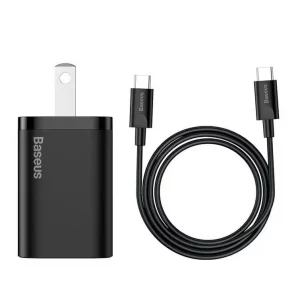 Baseus Super Si 25W Quick Charger 1C With Cable Type-C to Type-C