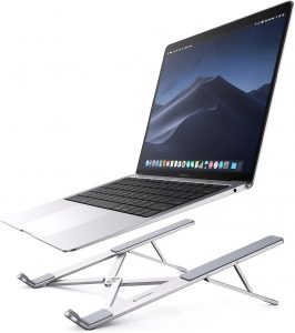 UGREEN Laptop Stand for Desk Adjustable Portable Laptop Riser Computer Aluminum Foldable Notebook Stand Holder Compatible with MacBook Pro Air, HP, Lenovo, Dell up to 17.3 Inch