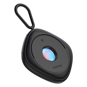 BASEUS Heyo Camera Detector Mini Travel Hotel Hidden Camera Finder Spy Camera Infrared Detector (with USB to Type-C 0.3m Charging Cable) – Black