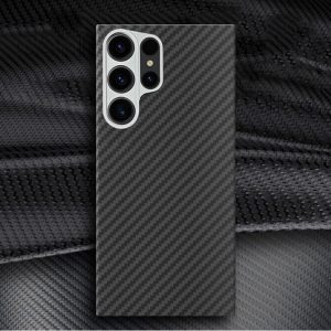 YTF Magnetic MagSafe Case Aramid Carbon Fiber Cover for Samsung S24 Ultra