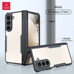 Xundd Airbag Anti-drop Camera Protect Transparent Foldable Case With Glass For Samsung Galaxy Z Fold 5