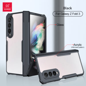 Xundd Shockproof Transparent Durable Fashion Foldable Cover Case For Samsung Galaxy Z Fold 3