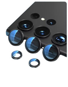 Blueo Camera Lense Protector 9H Aluminium Ring for S25 Ultra Black