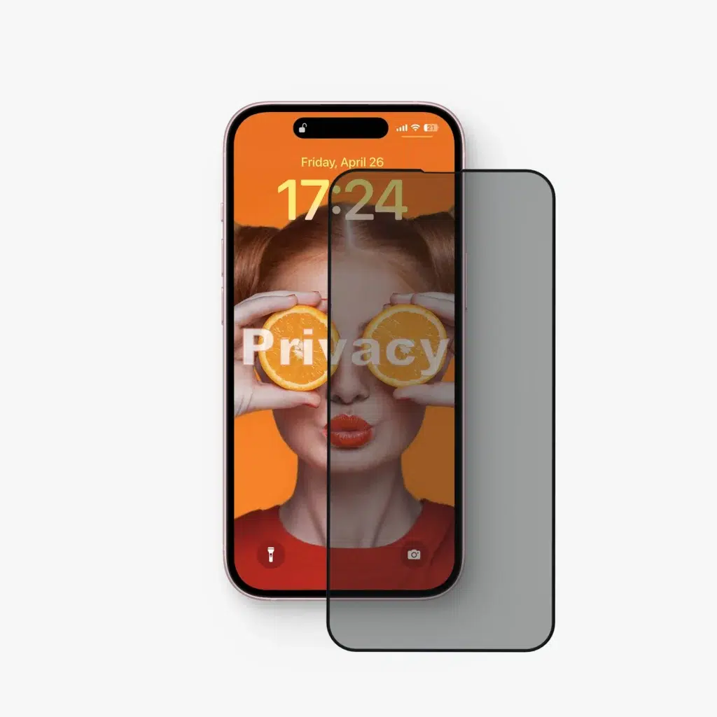 ANANK 2.5D 9H Privacy Glass Screen Protector For iPhone 16 Pro Max