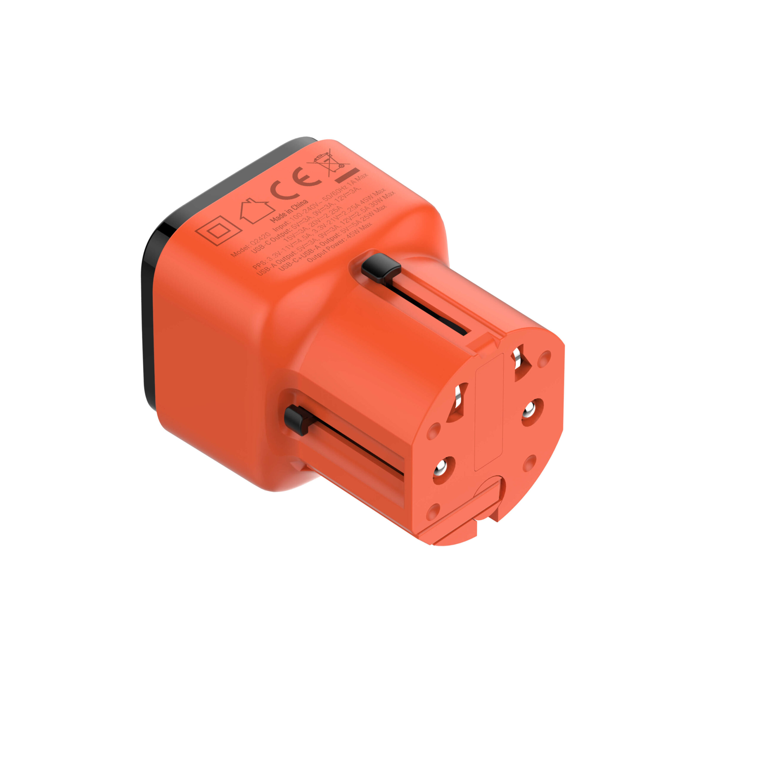 LDNIO 45W Ultra-Fast Charging Global Universal Adapter Charger Q2420