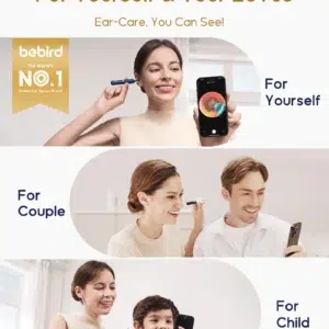 Bebird EarSight Plus Flexible Otoscope Light - Ear Wax Removal Tools with Camera