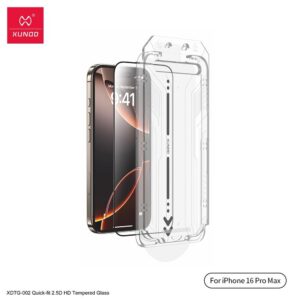 XUNDD XDTG-002 Quick-Fit 2.5D HD Tempered Screen Protector Glass For iPhone 16 Pro Max