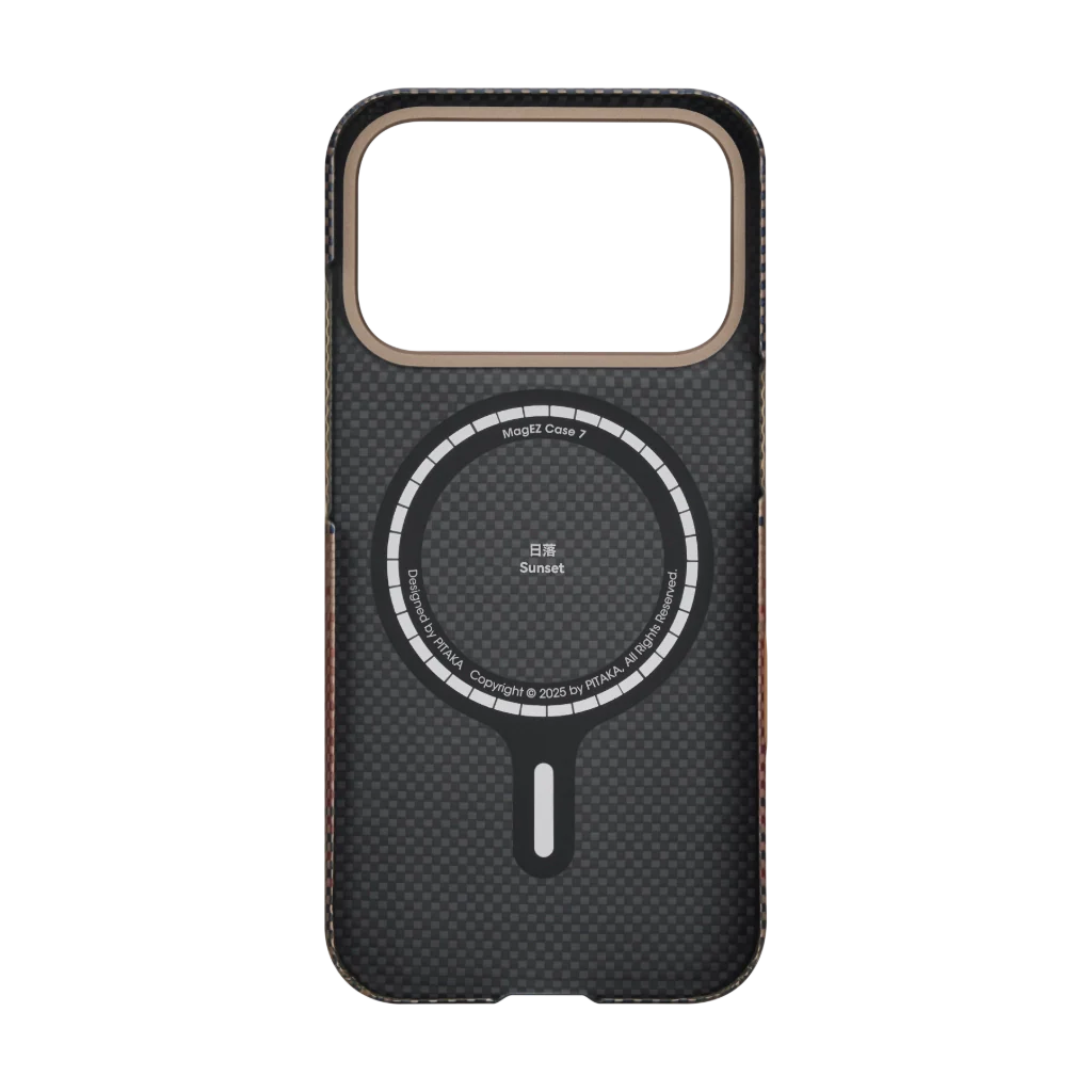 Pitaka iPhone 17 Pro Max Ultra-Slim Case Moment · Sunset (PitaTap™)