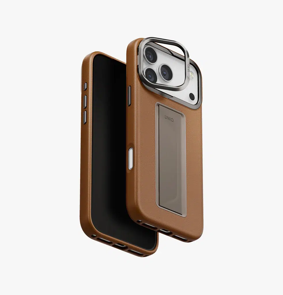 UNIQ Heldro Pro FlexGrip™ Leatherette Case for iPhone 17 Pro & iPhone 17 Pro Max