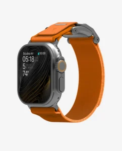 Aulumu A11 Mag Buckle Slim Band for Apple Watch Series Strap Color: Luminous Orange