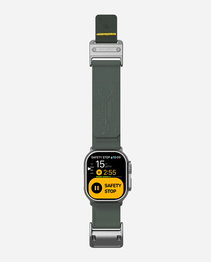 Aulumu A11 Mag Buckle Slim Band for Apple Watch Series Strap Strap Color Misty Green
