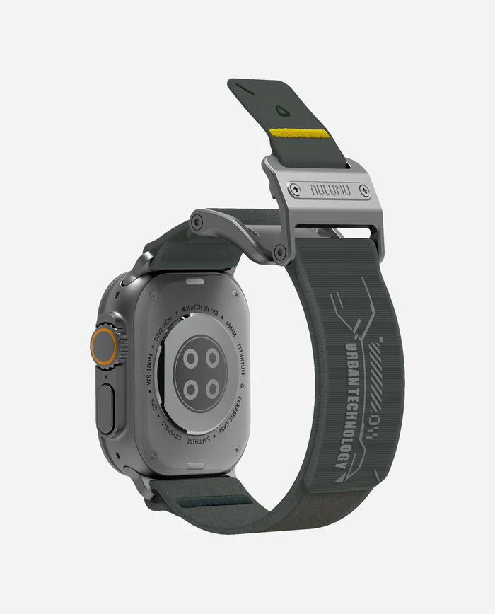 Aulumu A11 Mag Buckle Slim Band for Apple Watch Series Strap Strap Color Misty Green