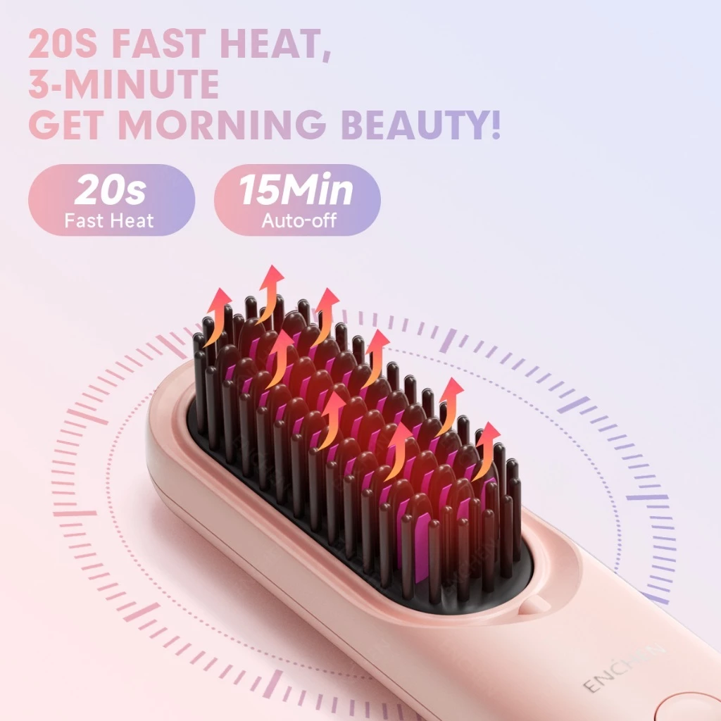 ENCHEN H100 Smooth Cordless Hair Straightener Brush