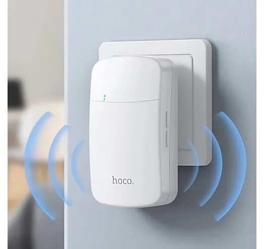 Hoco HI26 Self-Powered Wireless Doorbell (White)