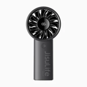 JisuLife Handheld Fan Life 4 – Next-Gen Turbo Airflow Meets Smart Battery Tracking