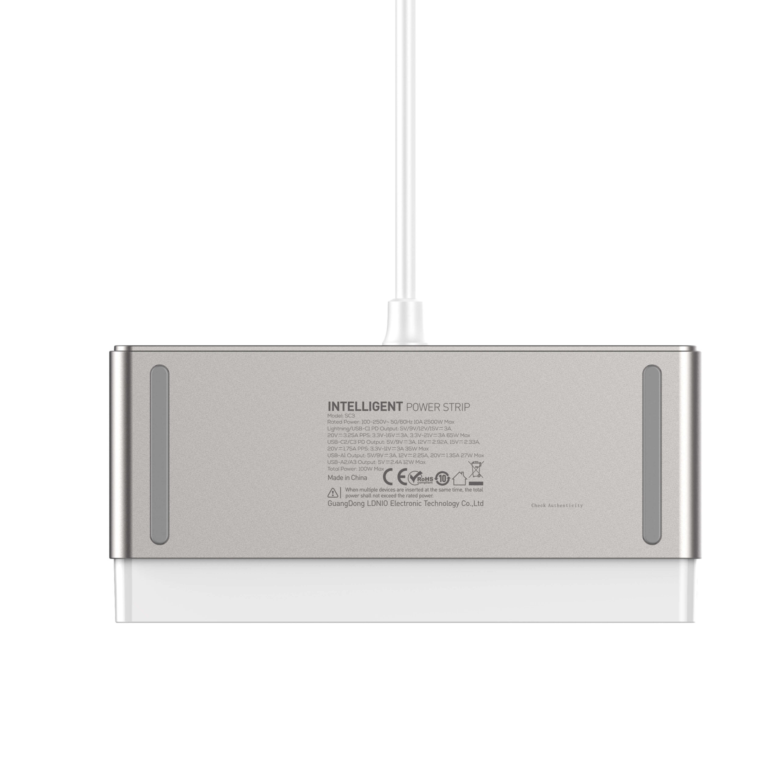 LDNIO SC3 10-in-1 GaN Desktop charging Station with 100W PD Fast Charging & 2500W AC Output