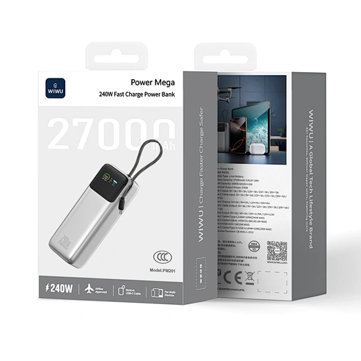 WiWU Power Mega 240W Fast Charge Power Bank