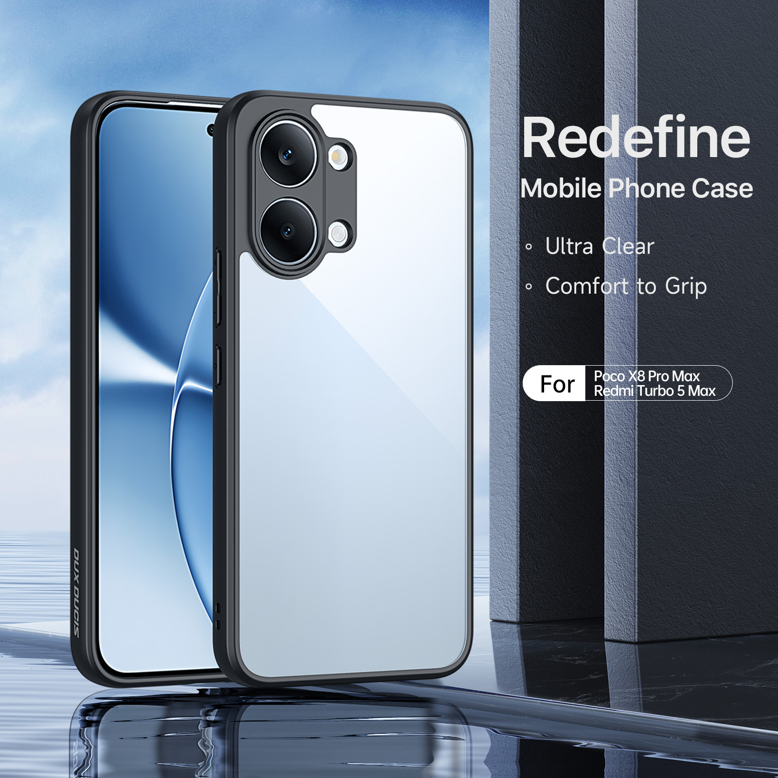 DUX DUCIS Aimo Series Back Cover for Xiaomi Poco X8 Pro Max Redmi Turbo 5 Max - Gadget99