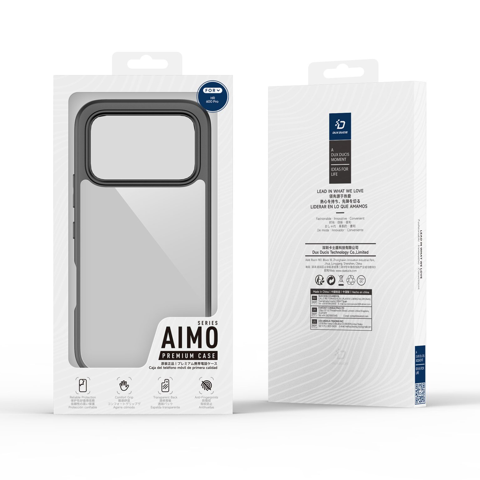 DUX DUCIS Aimo Series Clear Version Back Cover for Honor 600 Pro
