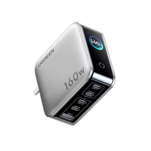 UGREEN Nexode Pro 160W 5-Port GaN Charger with Smart Display
