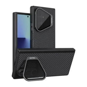 Nillkin CarboProp Magnetic Black Mirror Cover Version Aramid Fiber Armor Case for Samsung Galaxy Z Fold 8 Ultra (Fold8 Ultra 5G)