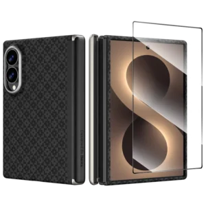 Benks [Grand Combo] ArmorGrid Air Obsidian Black Case built with Kevlar® for Samsung Galaxy Z Fold 8