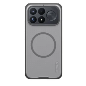 Nillkin Super Frosted Shield Pro Magnetic Matte Cover Case for Xiaomi Redmi K100 Pro (Magnetic function) Transparent Black