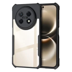 XUNDD for Huawei Nova 15 Max Case Drop Protection TPU + Acrylic Clear Back Panel Phone Cover – Black