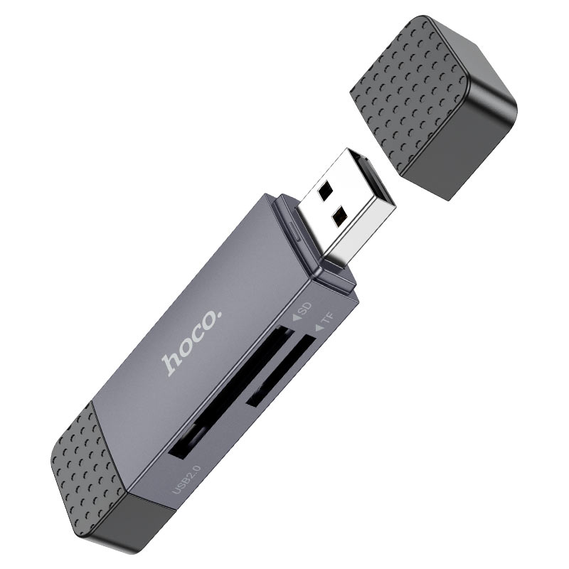 Hoco HB45 Spirit 2-in-1 USB & Type-C 2.0 Card Reader-Gadget99