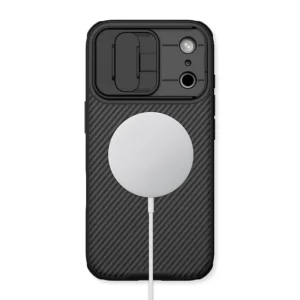 NILLKIN MagSafe® Compatible CamShield Pro Case for iPhone 18 Pro Max-Black