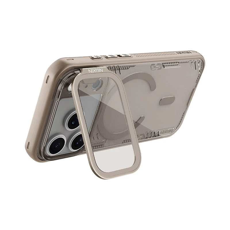 Nillkin Iceblade CamProp MagSafe® Compatible Case with Transparent Camera Cover For iPhone 18 pro -Brown