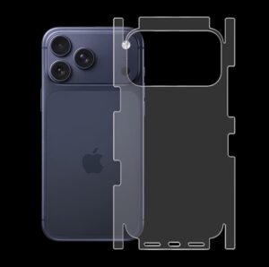 Mobile Matte Back Poly Full Covered for iPhone Series