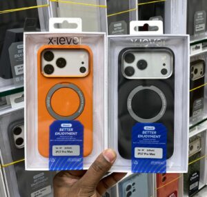 X-Level Better Enjoyment Leather MagSafe Stand Case iPhone 17 Pro Max