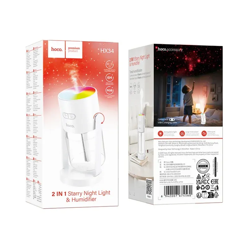 HOCO HX34 Starry sky humidifier