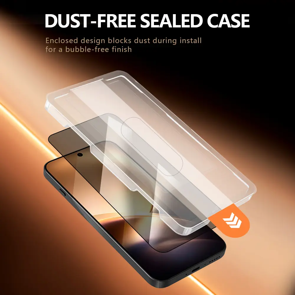 LeReach CF Series Privacy Screen Protector (VistaGuard) Suitable for Vivo X500 Pro Max, iQOO 15