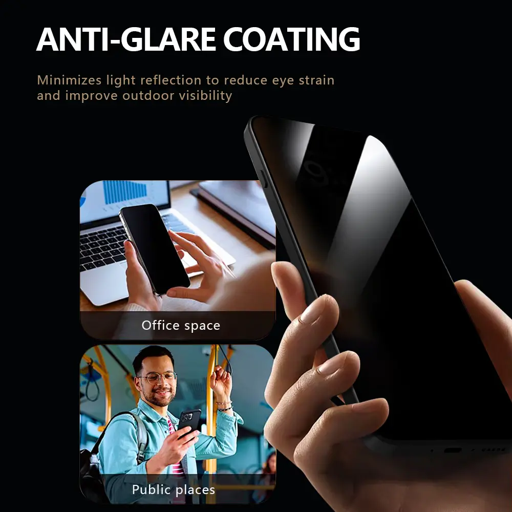 LeReach CF Series Privacy Screen Protector (VistaGuard) Suitable for Vivo X500 Pro Max, iQOO 15