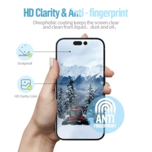 Blueo HD 3D Privacy Tempered Glass Screen Protector for iPhone 18 Pro